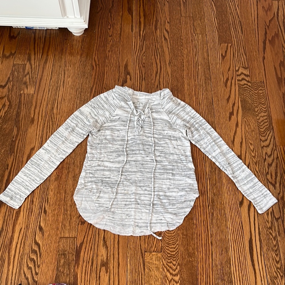 soft and sexy long sleeve with hoodie